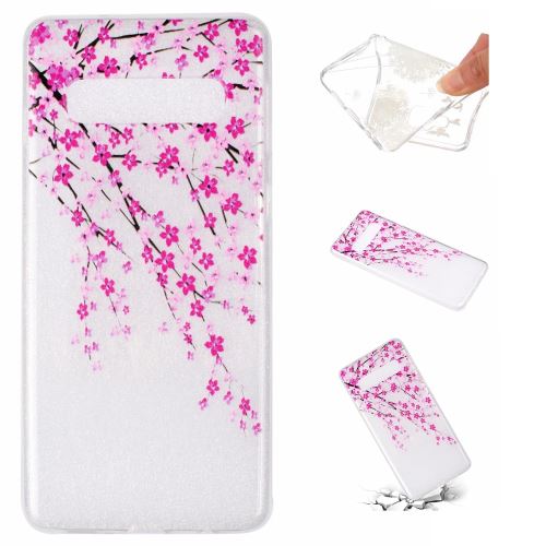 Coque en TPU impression de motifs fleurs vives pour votre Samsung Galaxy S10