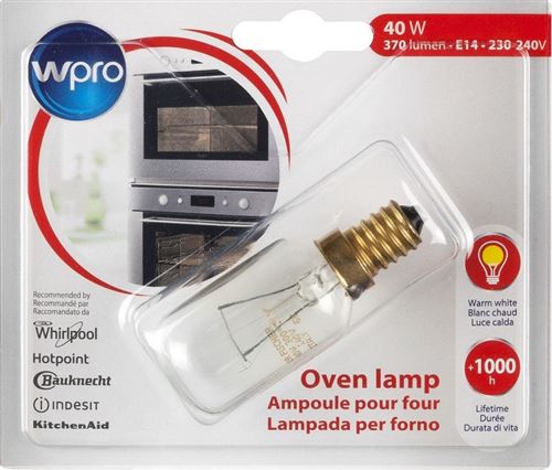 Ampoule Wpro pour four LFO 136 E14 40 W