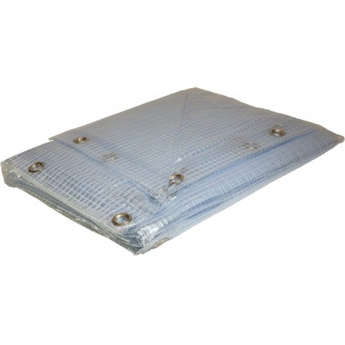 Bâche Armée PVC 6 x 10m 400g transparente Très haute résistance Garantie + de 10 ans