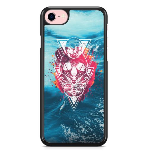 Coque Fifrelin pour iPhone 7 PLUS et iPhone 8 PLUS Skull Ocean Butterfly Papillon