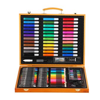 150 Sets de Dessin,Malette de Coloriage Enfants Aquarelle Crayon Enfants Dessin  Kit Crayons de Couleur Ensemble Crayon Peinture - Crayon de couleur à la  Fnac