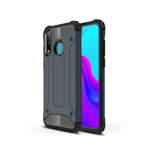 Coque en TPU véhicule hybride lourd bleu foncé pour votre Huawei P30 Lite