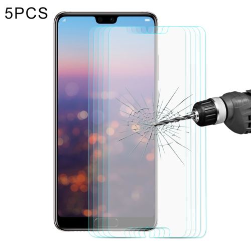 Huawei P20 Pro lot de 5 Film Protection Verre Trempé 0.26mm 9H 2.5D ALS73349