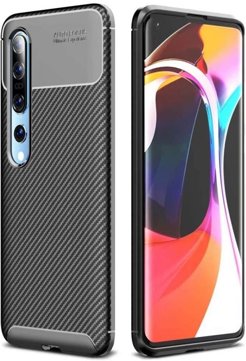 Coque brossée noire pour Xiaomi Mi 10 PRO NEW Carbon Fiber Antichoc