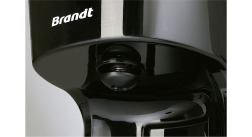 Caffettiera Elettrica Brandt CAF1318S 1000W – Filtro 18 Tazze, Mantenimento Caldo, Bianco/Argento
