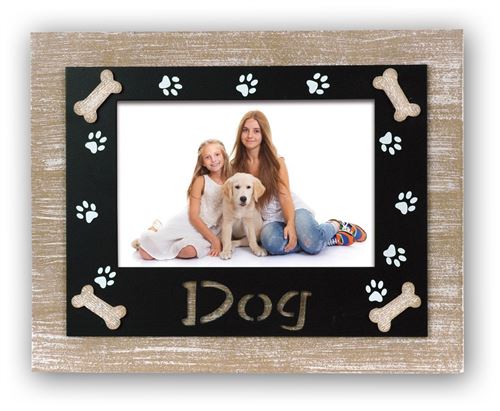 Zep S.r.l WS8846 Cesare Cadre Photo en Forme Chat Bois Noir/Blanc/Beige 10 x 15 cm