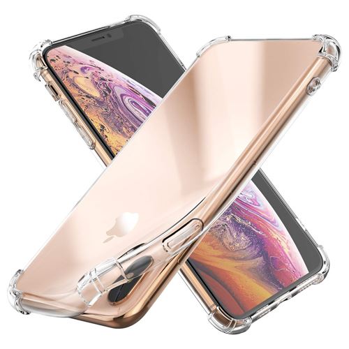 Coque Antichoc pour Apple iPhone XS - Housse Etui Gel TPU Transparent Protection Silicone Souple Slim Leger Phonillico®