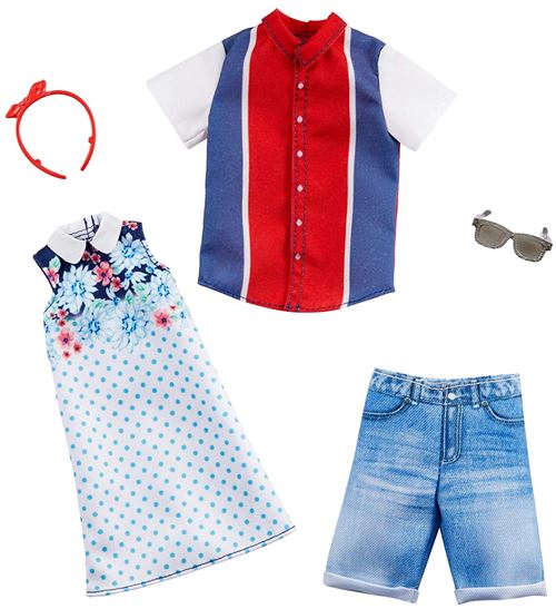 Barbie ensemble Barbierobe & robe et short Ken 2 pièces