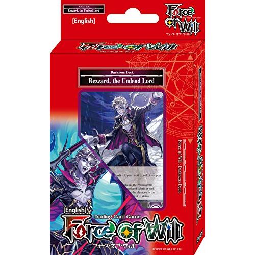 Rezzard The Undead Lord (Dark) - Force of Will FOW Alice Cluster Twilight Wanderer Starter Deck - 51 cartes