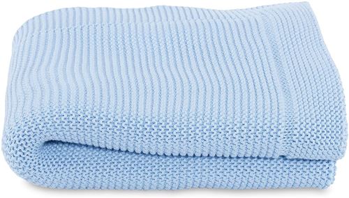 Chicco envelopper les Next2Megarçons dans une couverture 70 x 90 cm en coton bleu clair