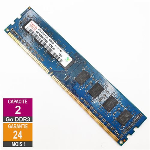 Barrette Mémoire 2Go Ram Ddr3 Hynix Hmt125U6Dfr8C-H9 Dimm Pc3-10600U 2Rx8