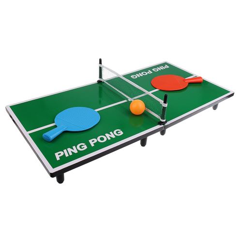 Ordinateur de bureau ping pong tennis de table Jeu 4 Pièces Mini Set Pour Âges 3+ 