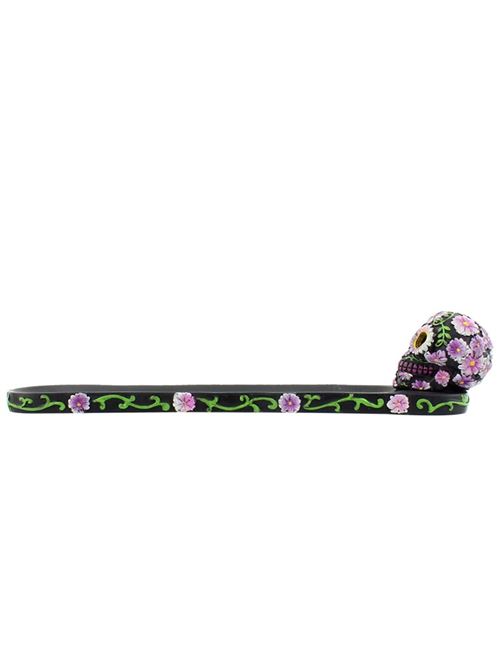 Porte-encens Pétales en sucre 26,5 cm Noir