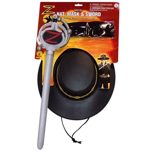 Kit Accessoires Zorro Avec Épée