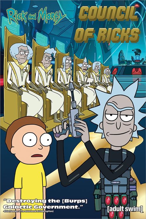 Rick and Morty Maxi Poster 61 x 91,5 cm Council Of Ricks