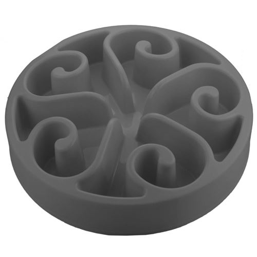 Meilleurs prix pour EAT SLOW LIVE LONGER Mangeoire lente Original Gris L