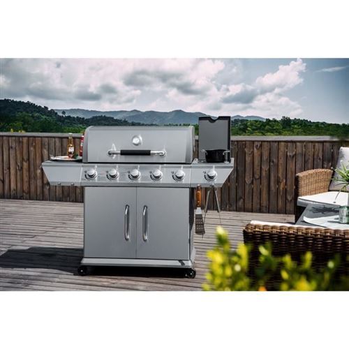 Cooking Box Barbecue A Gaz Duke 5 Feux + Side Cuisiner COOKING BOX Barbecue gaz DUKE – 5 Feux side –