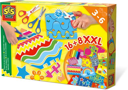 Ses Creative Multicolore J'apprends À Couper 30 X 20 Cm Xxl