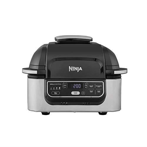 Ninja Noir Grille-Viande Foodi - Grill D'intérieur & Friteuse Ag301eu, Revêtement Céramique, - Neuf - Image 3