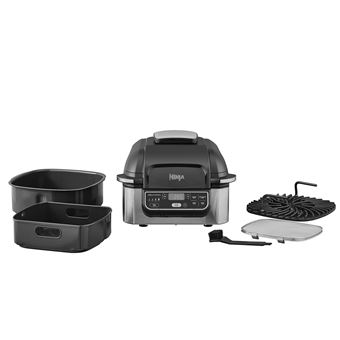 Grill d'intérieur Ninja Foodi AG301EU 1760 W Noir et Gris