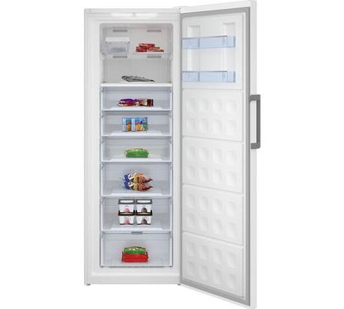 Beko RFNE448E35W - Congélateur - vertical - largeur : 70 cm - profondeur : 77 cm - hauteur : 192 cm - 404 litres - classe E - blanc