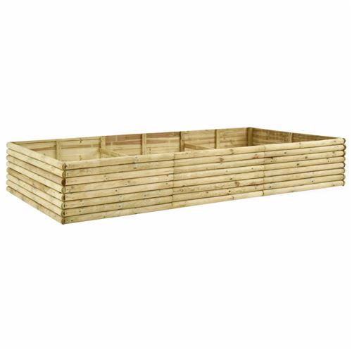 Jardinière 300x150x48 cm Bois de pin imprégné 19 mm