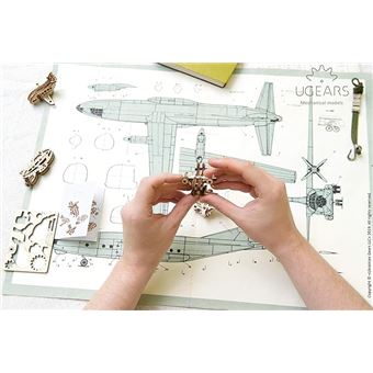 Puzzle 3D Ugears U Fidgets Aircraft Set de 4 modèles
