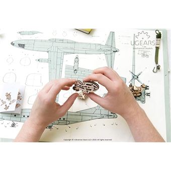 Puzzle 3D Ugears U Fidgets Aircraft Set de 4 modèles