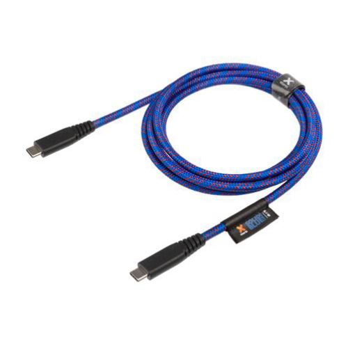 xtorm Solid Blue series CS033 - USB-kabel - USB-C (M) naar USB-C (M) - 2 m - ondersteuning voeding