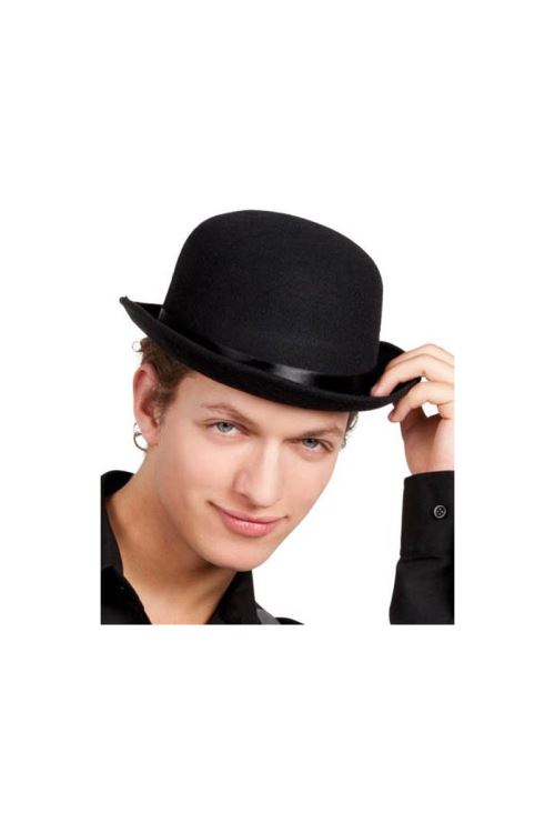 Chapeau Melon Multitailles - Noir - Taille Unique