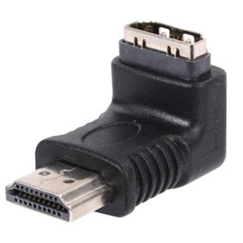 Adaptateur hdmi or m/f coude 90° - modèle A
