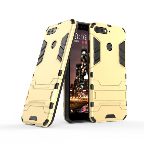 Huawei Honor 7A Anti Choc Gold Coque Housse Etui Antichoc Doré Or hfs-house®
