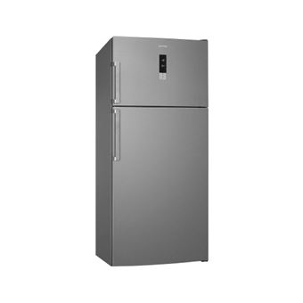 RÉFRIGÉRATEUR CONGELATEUR 2 PORTES, FROID VENTILÉ TOTAL, 575 L DONT REFRIGERATEUR 435 L ET CONGELATEUR 140 L, AFFICHEUR EXTERNE LCD TACTILE, FONCTION VACANCES, REFROIDISSEMENT ET CONGELATION RAPIDE, CLASSE A++, INOX ANTI TRACES