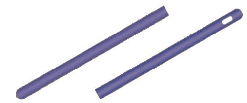 Manche balai poly bleu