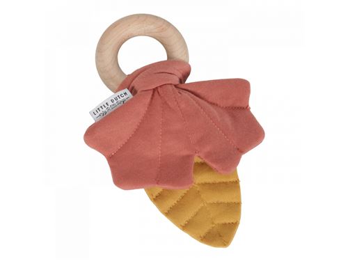 Little-dutch - Little Dutch Jouet crépitant feuilles jaune/rose foncé -