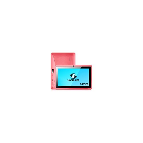 Tablette 7 Pouces Tactile Ips Quad Core Wifi Bluetooth Android Micro SD 4Go Rose - YONIS 