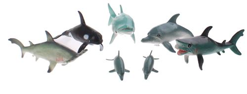 Johntoy Animal World animaux de l' océan 7 pcs playset