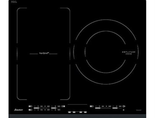 Sauter horiZone 28 SPI4662B - Table de cuisson à induction - 3 plaques de cuisson - Niche - largeur : 56 cm - profondeur : 49 cm - noir