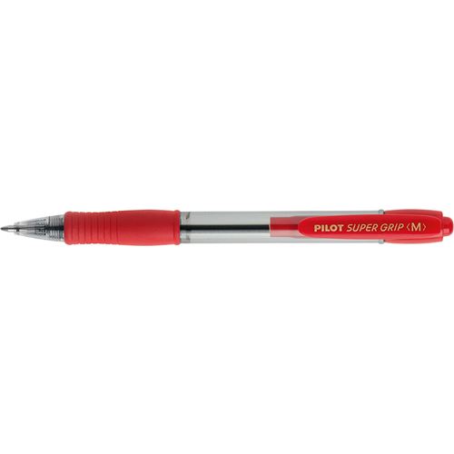 Pilot Stylo &Agrave; Bille R&eacute;tractable Super Grip, Couleur De