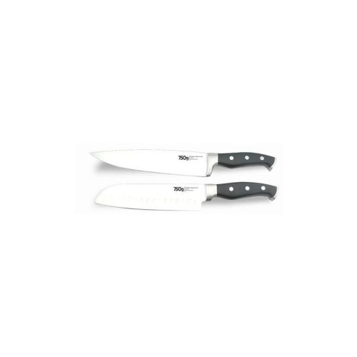 750 G Lot De 2 Couteaux Bruce - 17 / 20 Cm - Pleine Soie - Lames Allemandes
