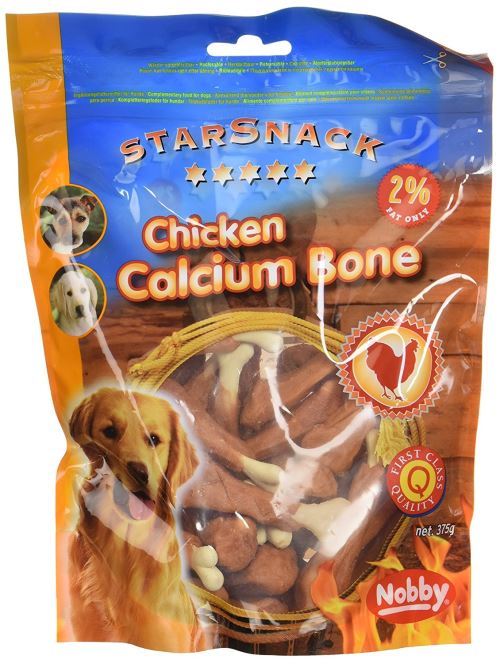 Nobby Friandise pour Chien Poulet Os Calcium 375 g