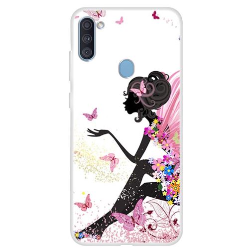 Coque en TPU impression de motifs belle fille pour votre Samsung Galaxy A11