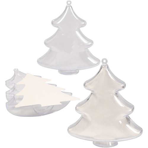 Creotime arbre de noël déco deux pièces 5 pièces