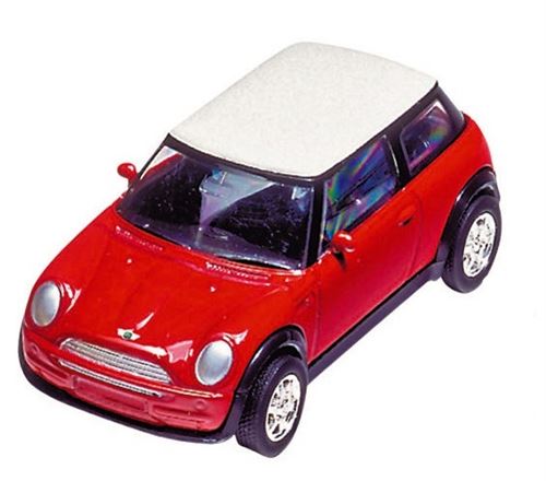 Welly METAL MINI COOPER: ROUGE 7 CM