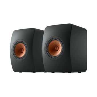 KEF LS50 Meta Noir carbone - Enceintes bibliothèque Hi-Fi passives