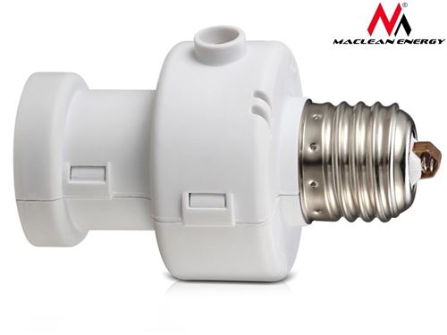 Maclean mce21w couvrir lampoule avec minuterie de capteur de luminosité timer sensor pir e27 100w