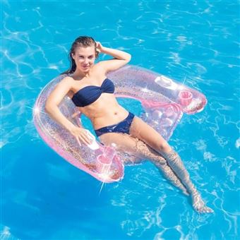 Fauteuil de piscine semi immergé Intex Pailleté Modèle aléatoire
