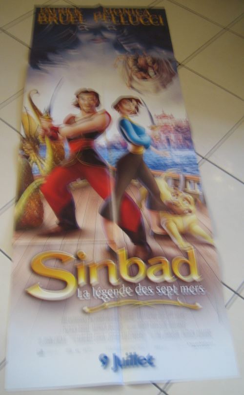 Simbad AFFICHE CINEMA ORIGINALE