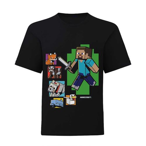 Tee shirt minecraft fille store