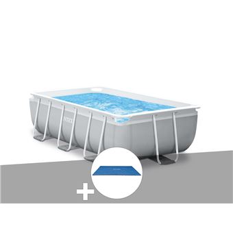 Kit Piscine Tubulaire Intex Prism Frame Rectangulaire 3 00 X 1 75 X 0 80 M Bache A Bulles Piscine Achat Prix Fnac